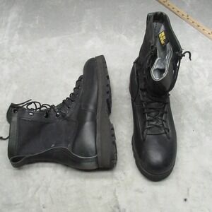 Belleville Men 10.5R Combat Boots Black Leather Tactical Gore-Tex Waterproof USA